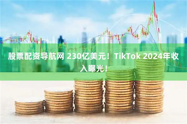 股票配资导航网 230亿美元！TikTok 2024年收入曝光！