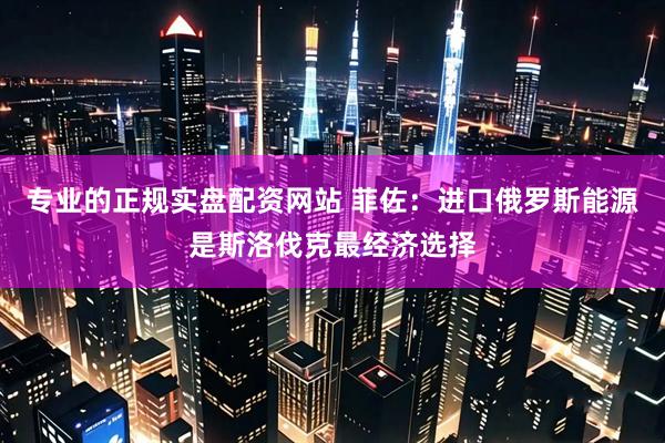 专业的正规实盘配资网站 菲佐：进口俄罗斯能源是斯洛伐克最经济选择